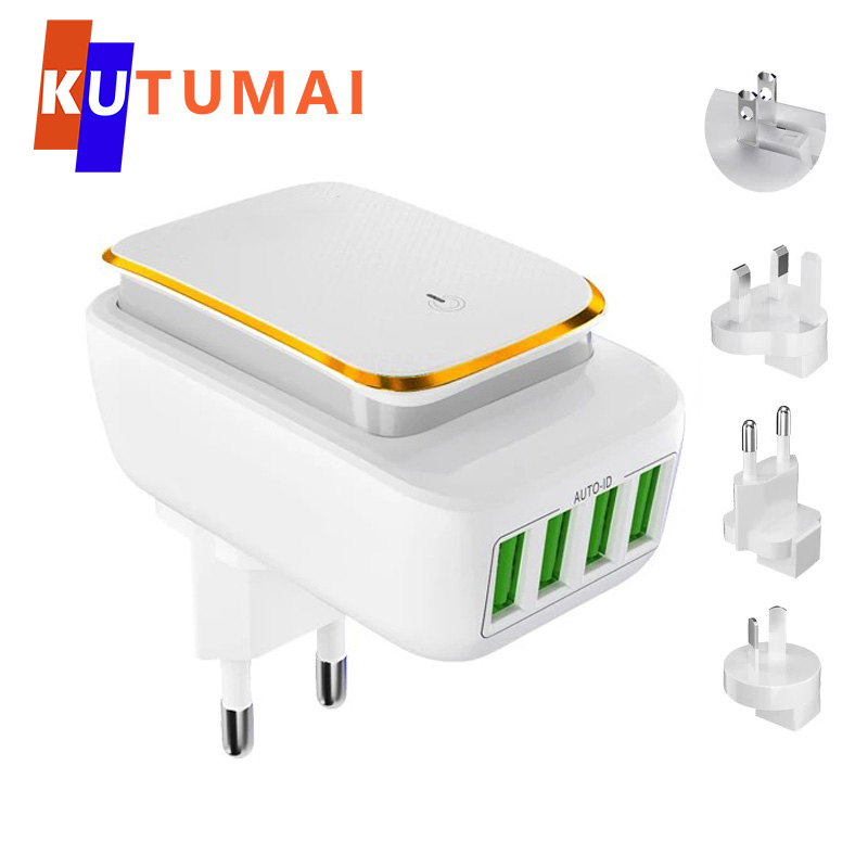 Home Office In Uk - 4USB portları PD akıllı LED dokunmatik