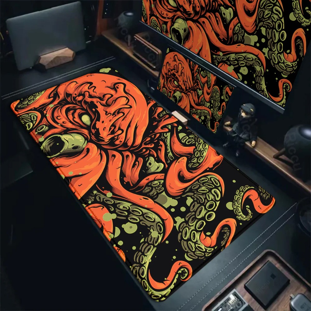 Mousepad Xl Extended - Ahtapot Canavar Mouse Pad Büyük Boy