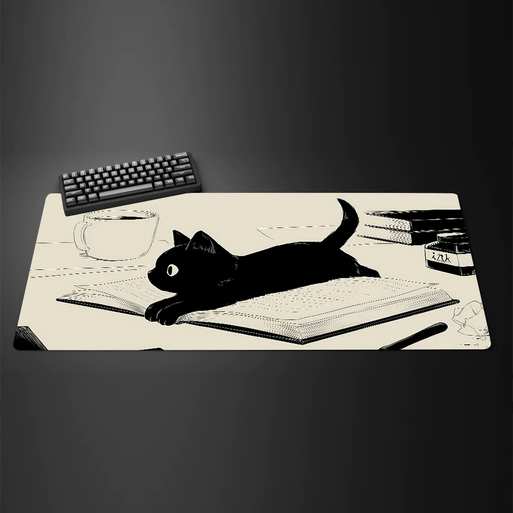 Siyah Mürekkep Kedi Anime Mous - Mousepad Xl Extended incelemesi ve fiyatı