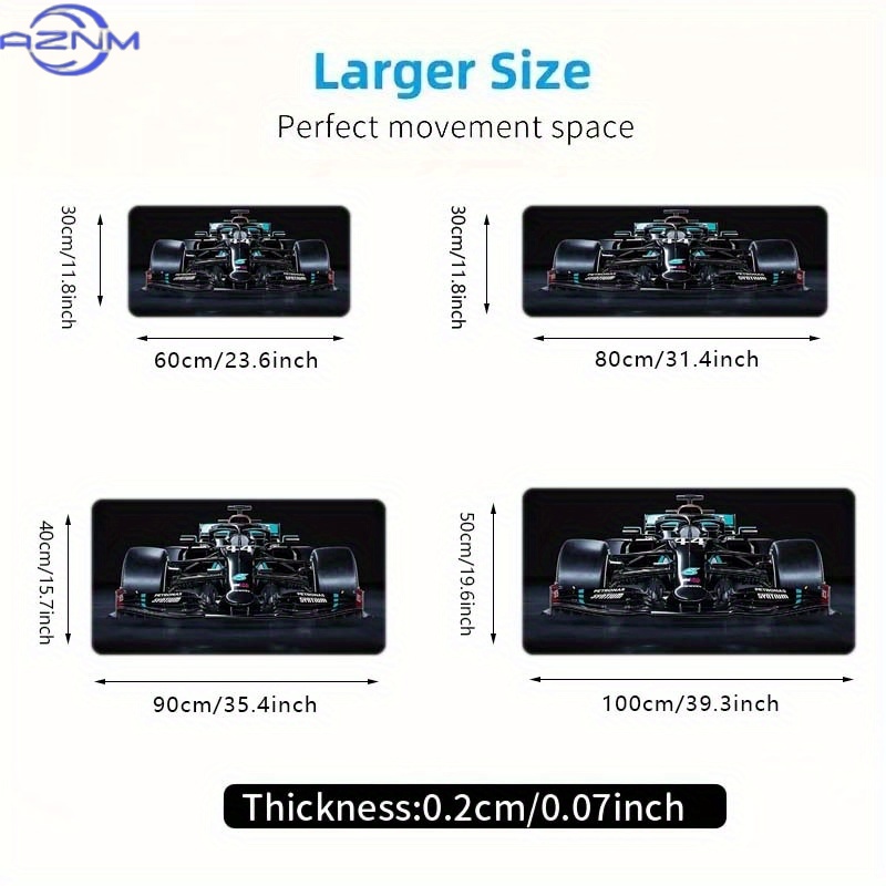 Havalı yarış arabası tasarımlı - Mousepad Xl Extended incelemesi ve fiyatı