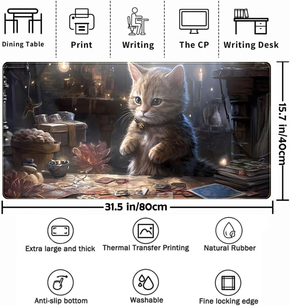 Lotus Cat Genişletilmiş Büyük  - Mousepad Xl Extended incelemesi ve fiyatı