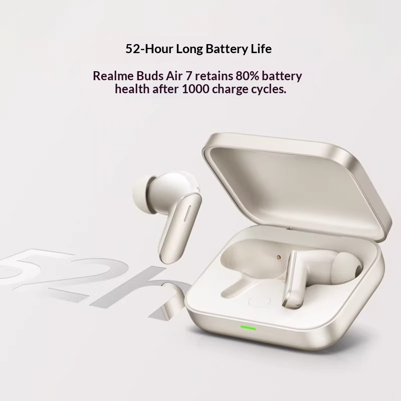 Orijinal realme Buds Air 7 52d - Noise Canceling Headphones incelemesi ve fiyatı